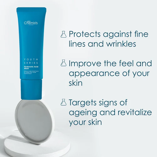 SkinChemists Youth Series 1% Hyaluronic Acid Mask 50ml - Image 3
