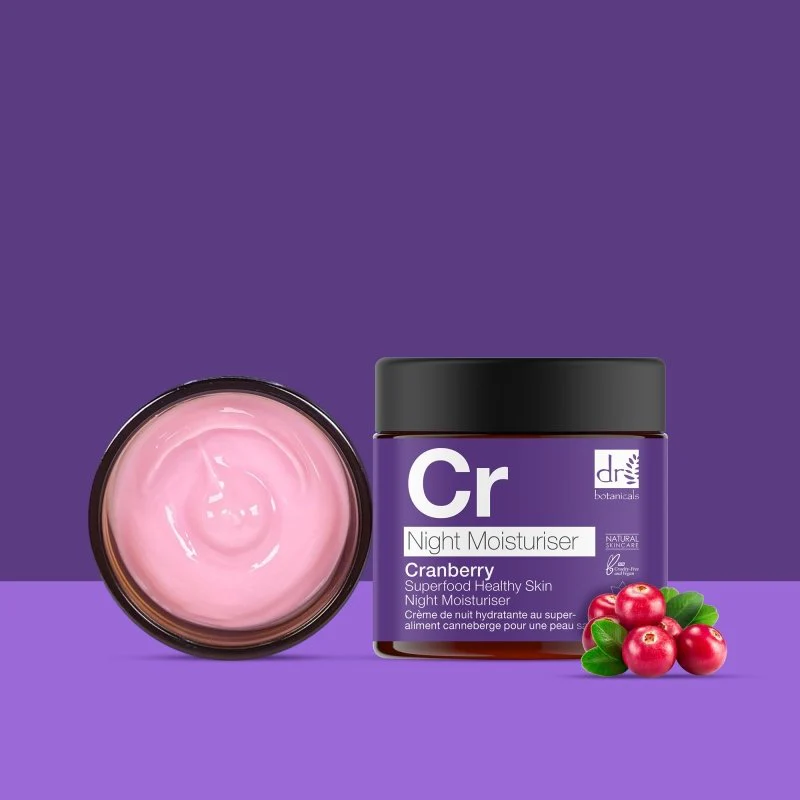 Cranberry Superfood Healthy Skin Night Moisturizer 2 fl oz - Image 2