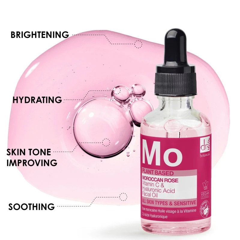 Moroccan Rose Facial Serum with Hyaluronic Acid & Vitamin C 15ml - Image 6