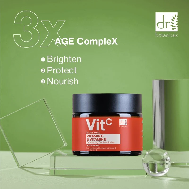 Vitamin C 1% & Vitamin E Brightening Duo Moisturiser 60ml - Image 2