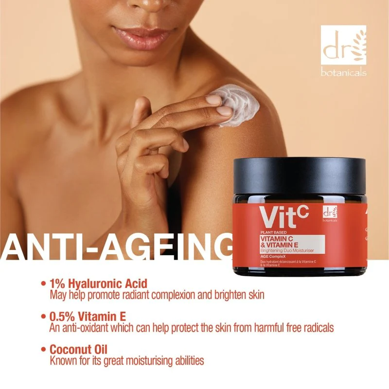 Vitamin C 1% & Vitamin E Brightening Duo Moisturizer 2 fl oz - Image 3