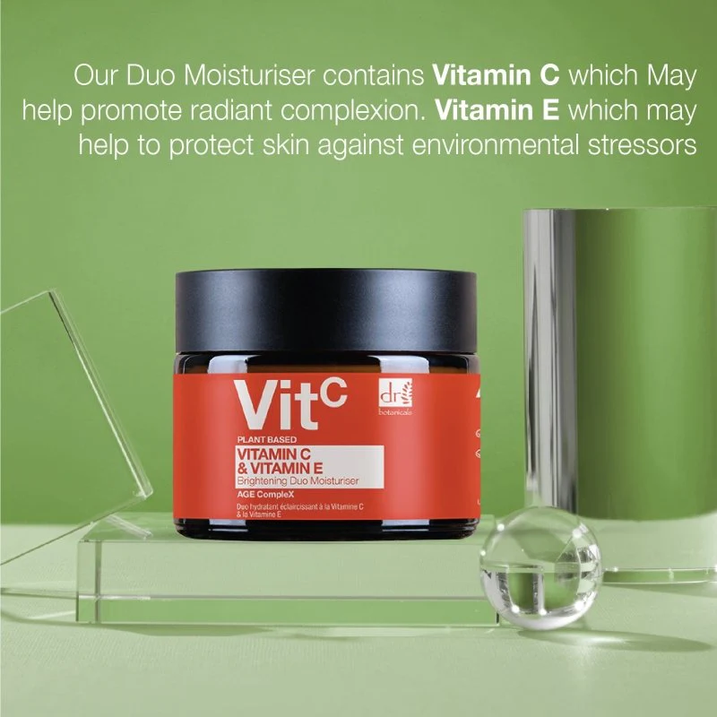 Vitamin C 1% & Vitamin E Brightening Duo Moisturiser 60ml - Image 4